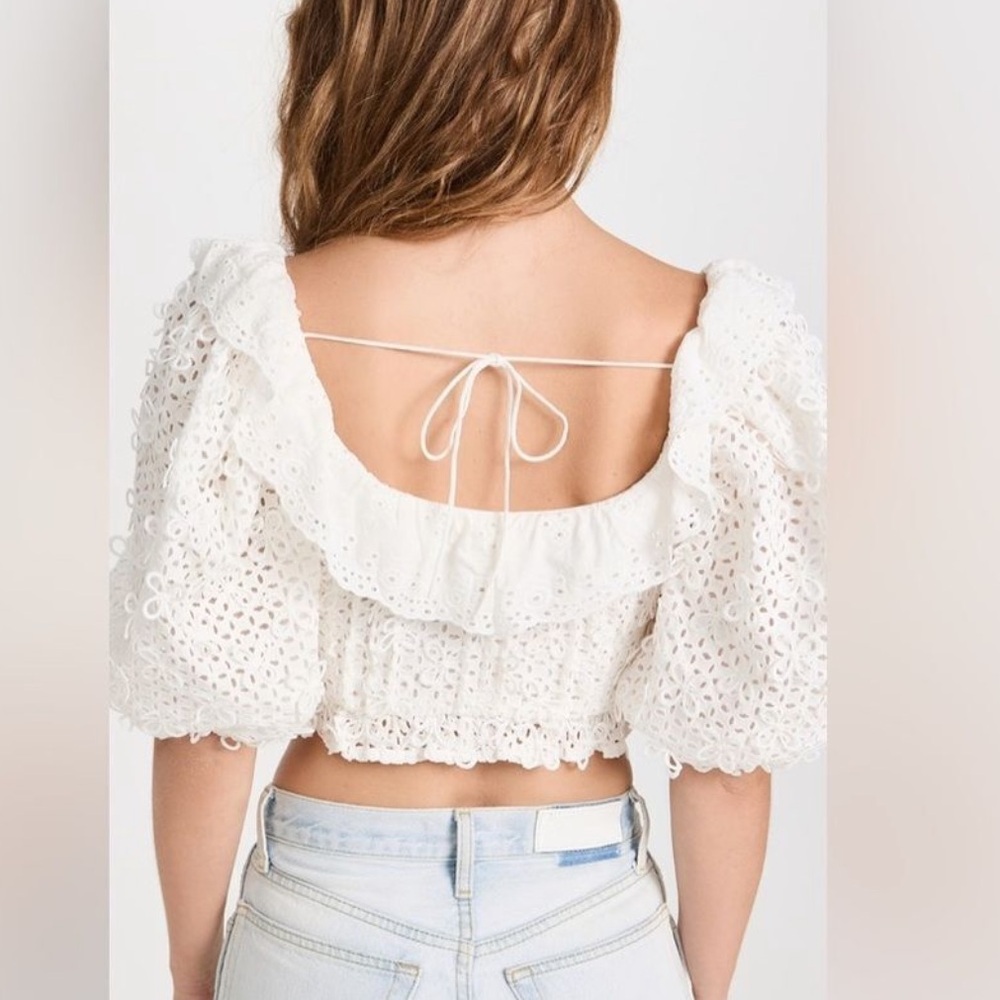 For Love and Lemons Cassie Crop top size: Large - Picture 3 of 8